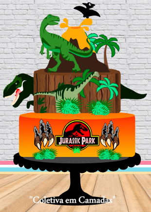Arquivo de Corte JURASSIC PARK (camadas)